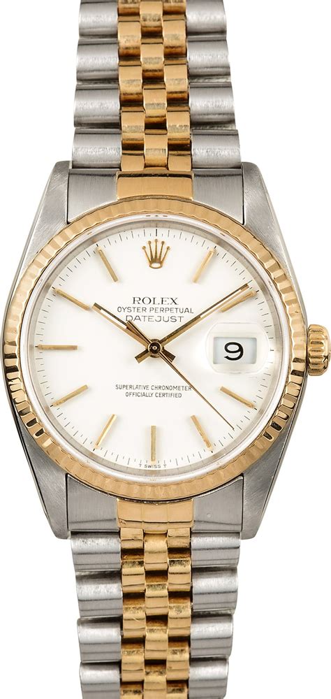 rolex 16233 day date replica|rolex datejust 16233 white dial.